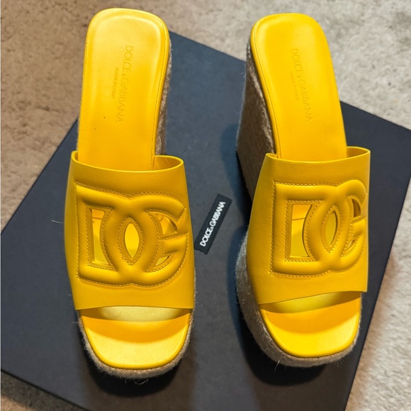 Dolce & Gabbana
Women's Platform Espadrille Wedge Sandals - Picture 2 of 8